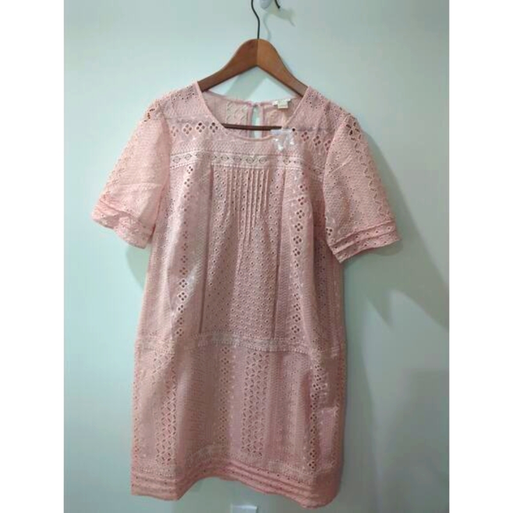 NEW Sundance Lucille Pink Lace Dress